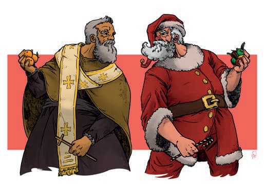 San Nicolás vs. Santa Claus
